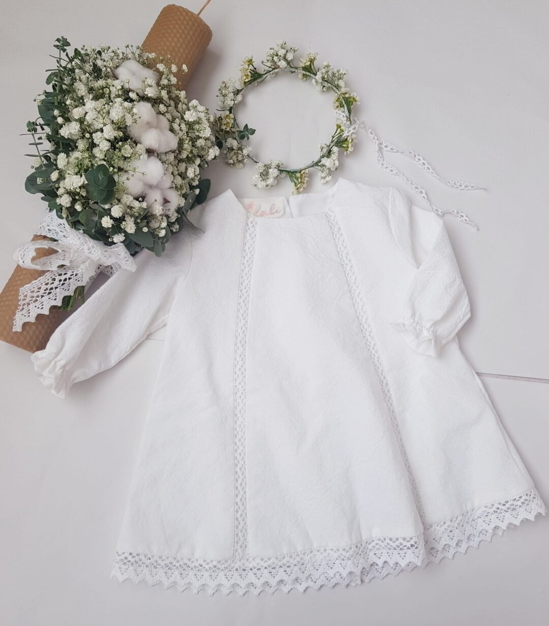 Set Botez FLOARE DE BUMBAC